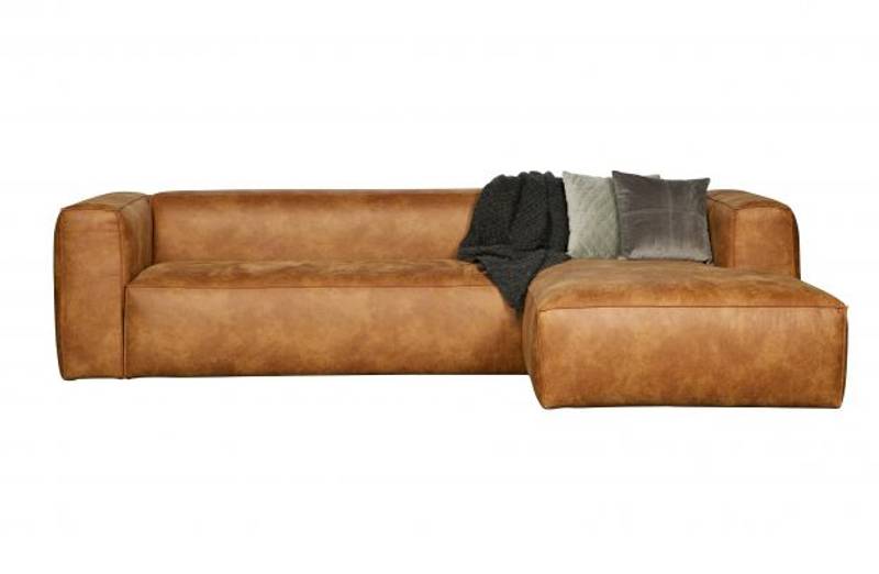 Bean hjørnesofa cognac høgre 